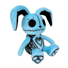 Stuffed blue rabbit