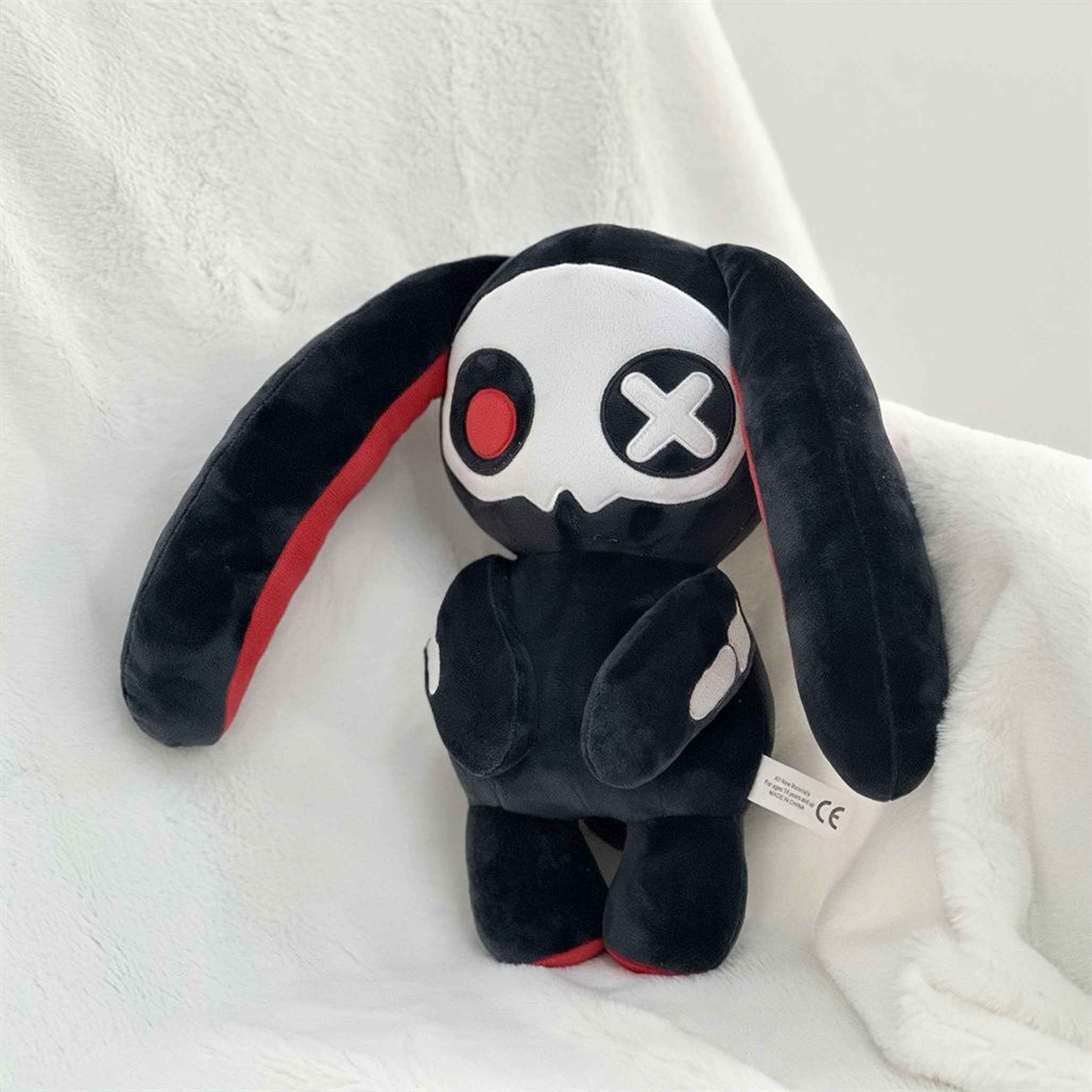 Goth Bunny & Dark Rabbit Plush | Spooky, Cute & Edgy Alternative Toys ...