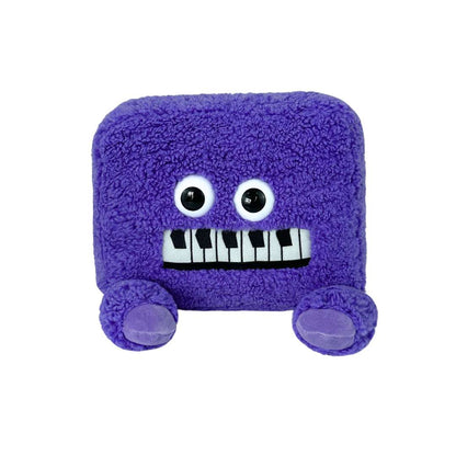 Blue Purple Keyboard Stuffed Toy with Big Eyes