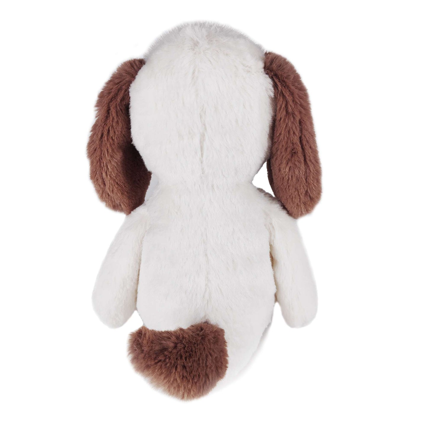 brown ears stuffed dog back