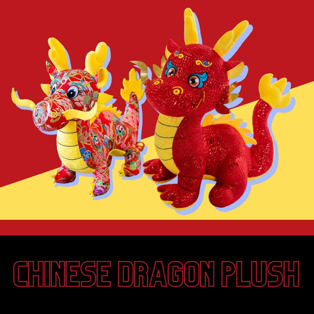 Chinese dragon plush 