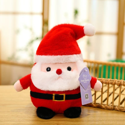 Christmas Santa and Tree Plush Set