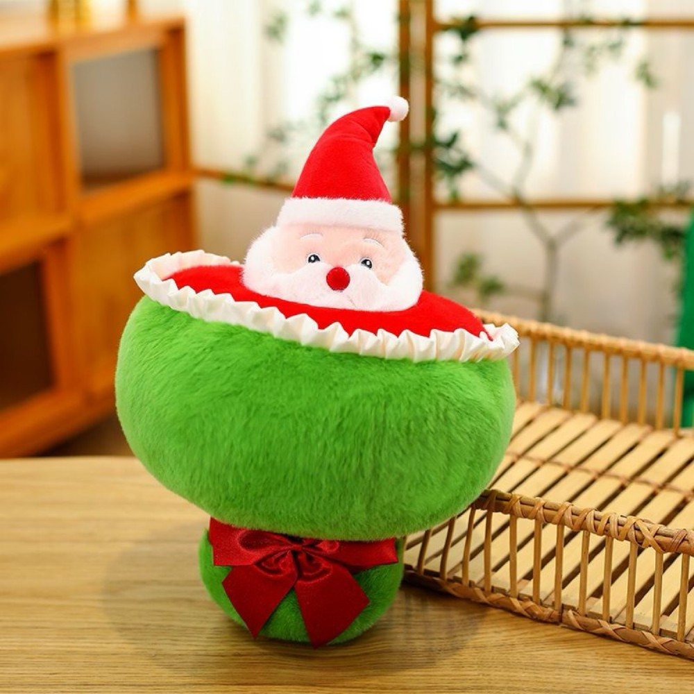 Christmas Santa and Tree Plush Set