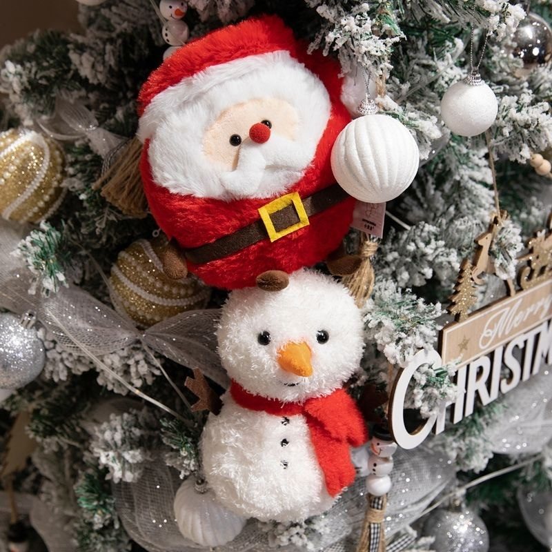 Christmas Mini Round Plush Set
