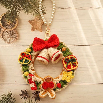 Christmas Wreath Crochet Diy Kit