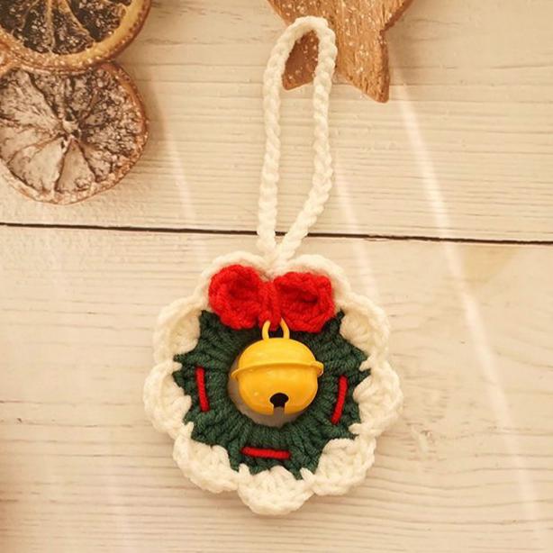Christmas Wreath Crochet Diy Kit
