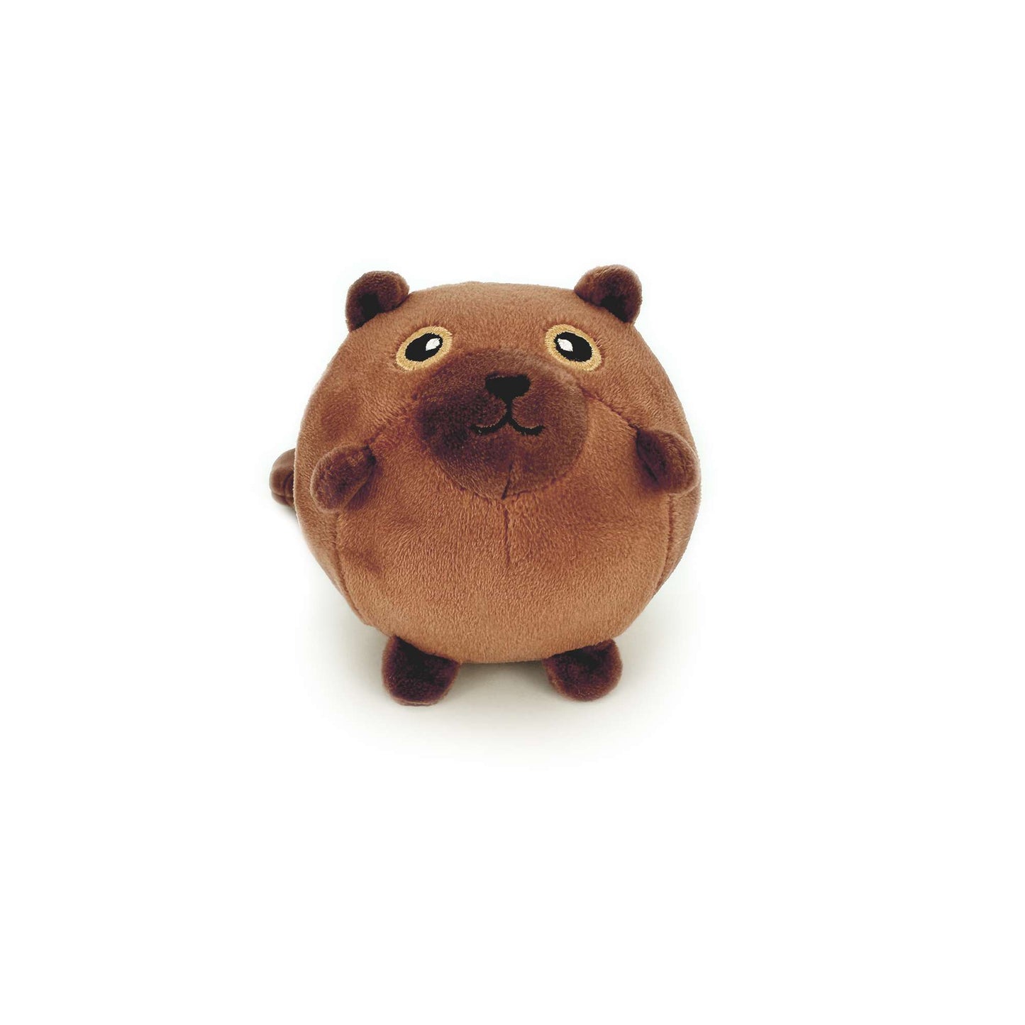 Chubby cartoon squirrel plush toy