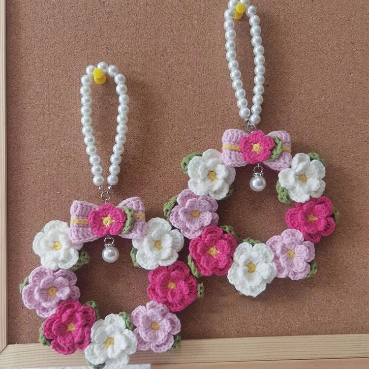 Colorful Wreath Penants Crochet DIY Kit