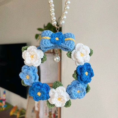 Colorful Wreath Penants Crochet DIY Kit