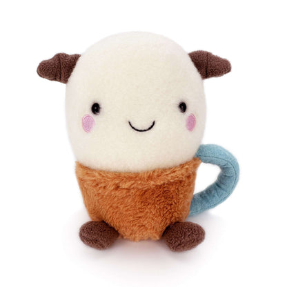 Croissant In A Cute Mug Stuffed Plush Toy