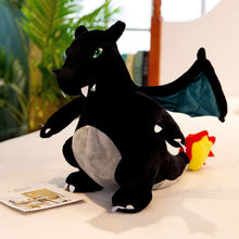 Cute stuffed black dragon