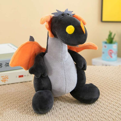 Cute Black Dragon Stuffed Animal