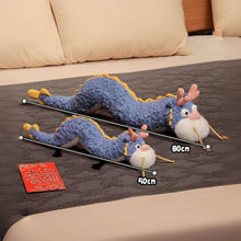 Cute Blue Chinese Dragon stuffed animal