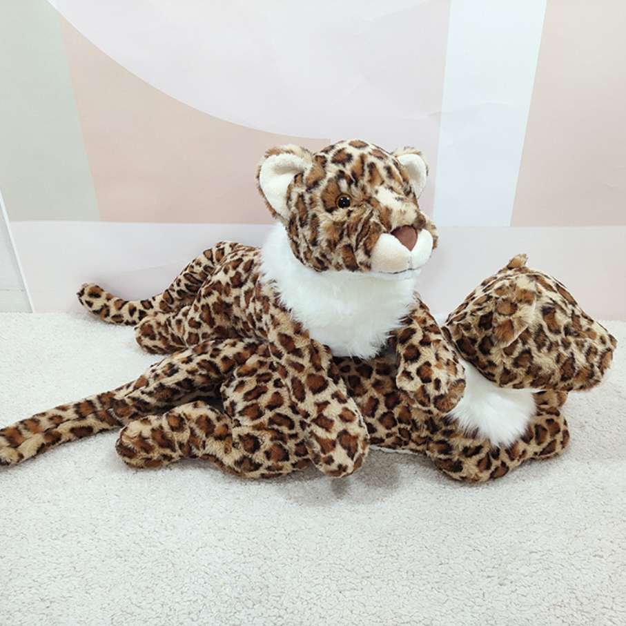 Cute Brown Leopard Plush