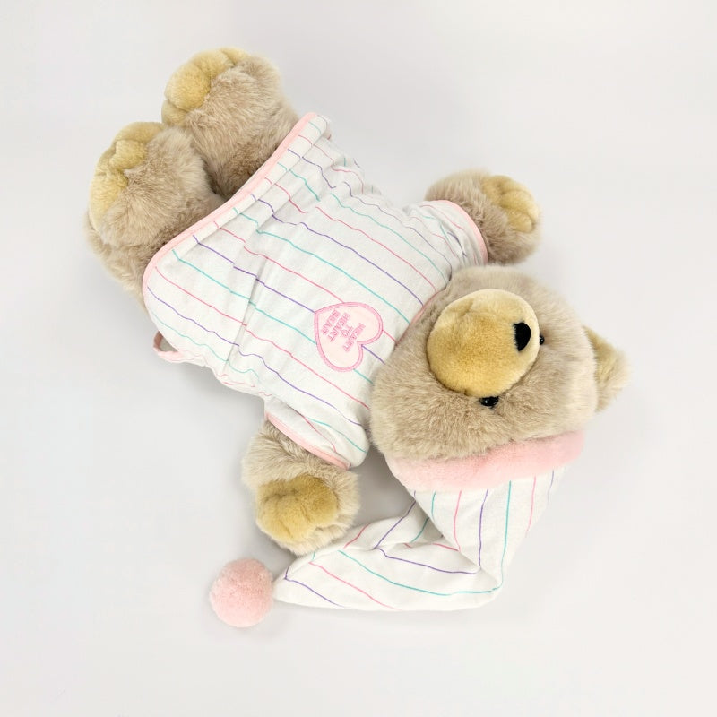 Chosun toys Heart to Heart Cute Beige Vintage Bear Stuffed Animal ...