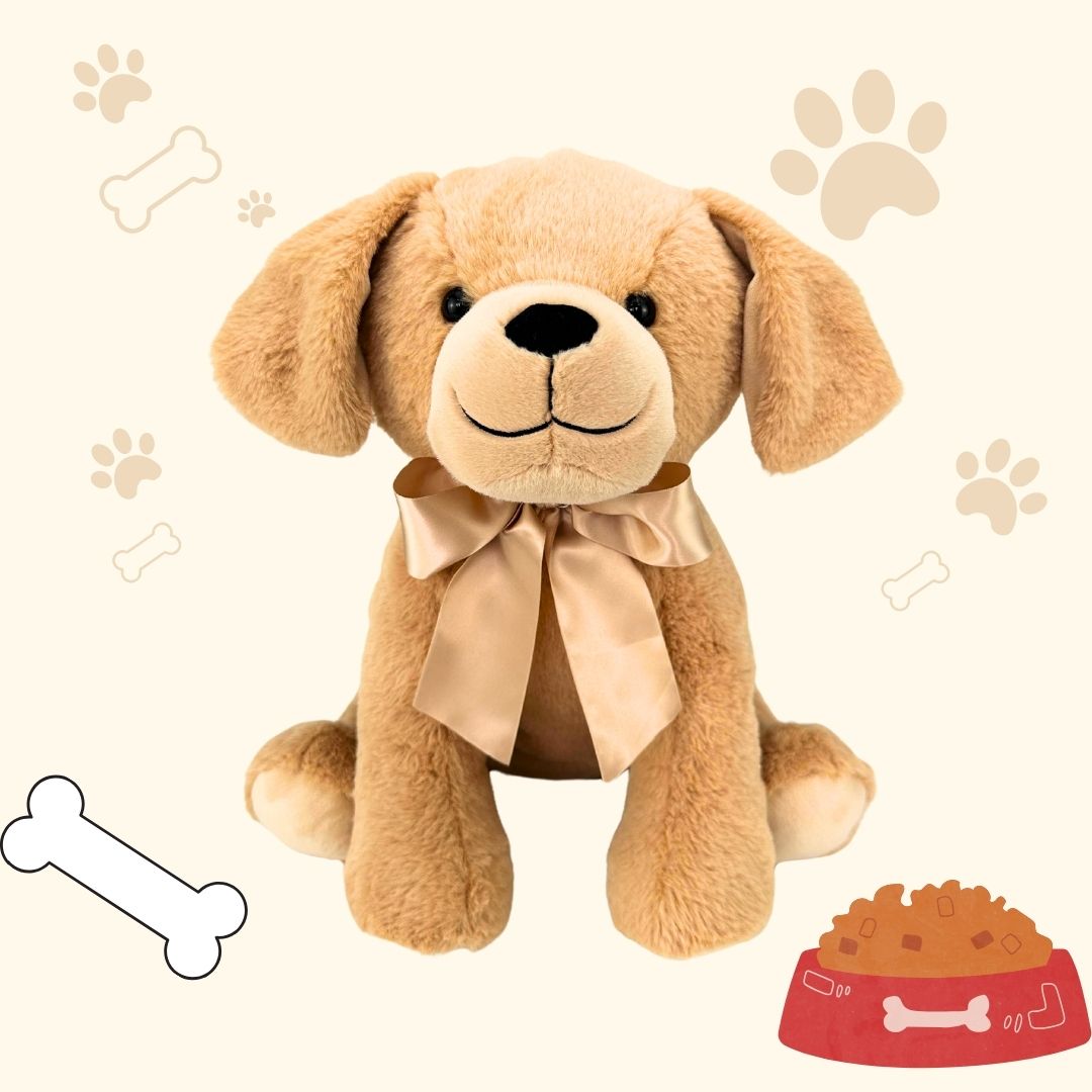 Cute Chunky Golden Retriever Stuffed Animal PlushThis Plushies Stuffed Animals