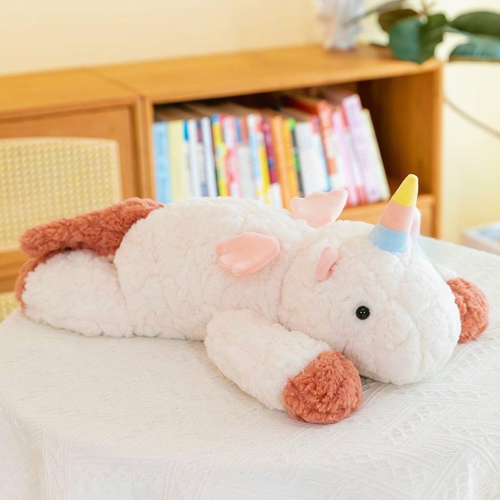 Kawaii riesiges buntes Einhorn-Plüsch