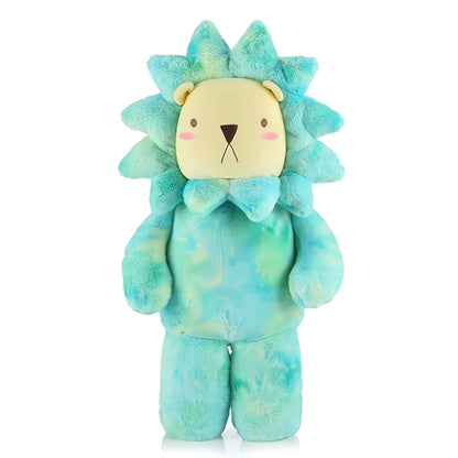 blue green tie-dye lion Stuffed Animal
