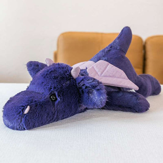 Cute Dark Purple Dragon Plush