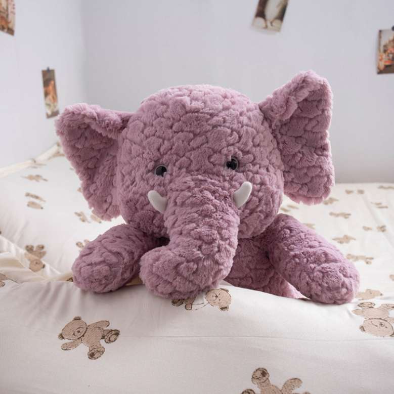 Cute purple Elephant Plush Doll