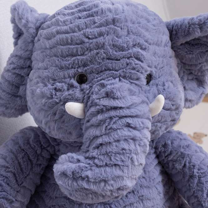 Cute blue Elephant Plush Doll