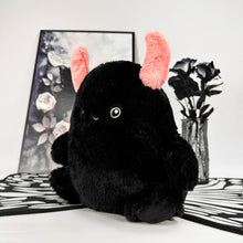 Cute Emo Black Little Yeti Monster Plush