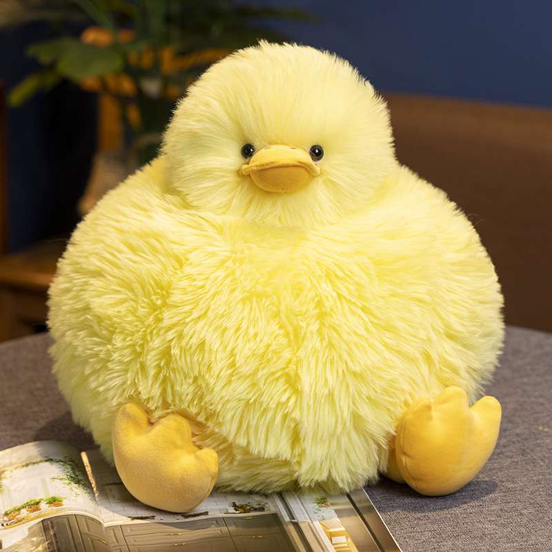 Cute Fluffy Duck Plush