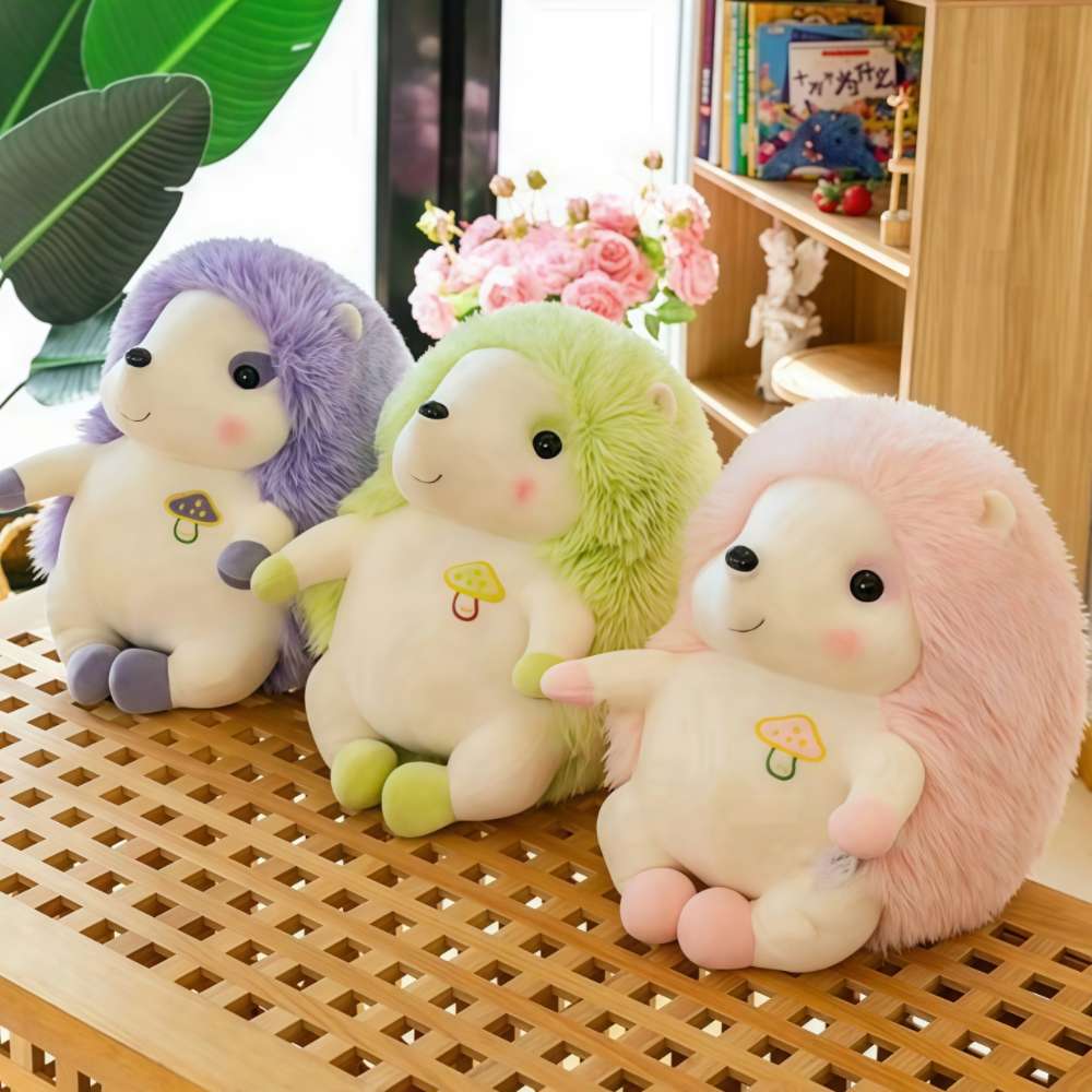 Cute Fluffy Hedgehog Plush