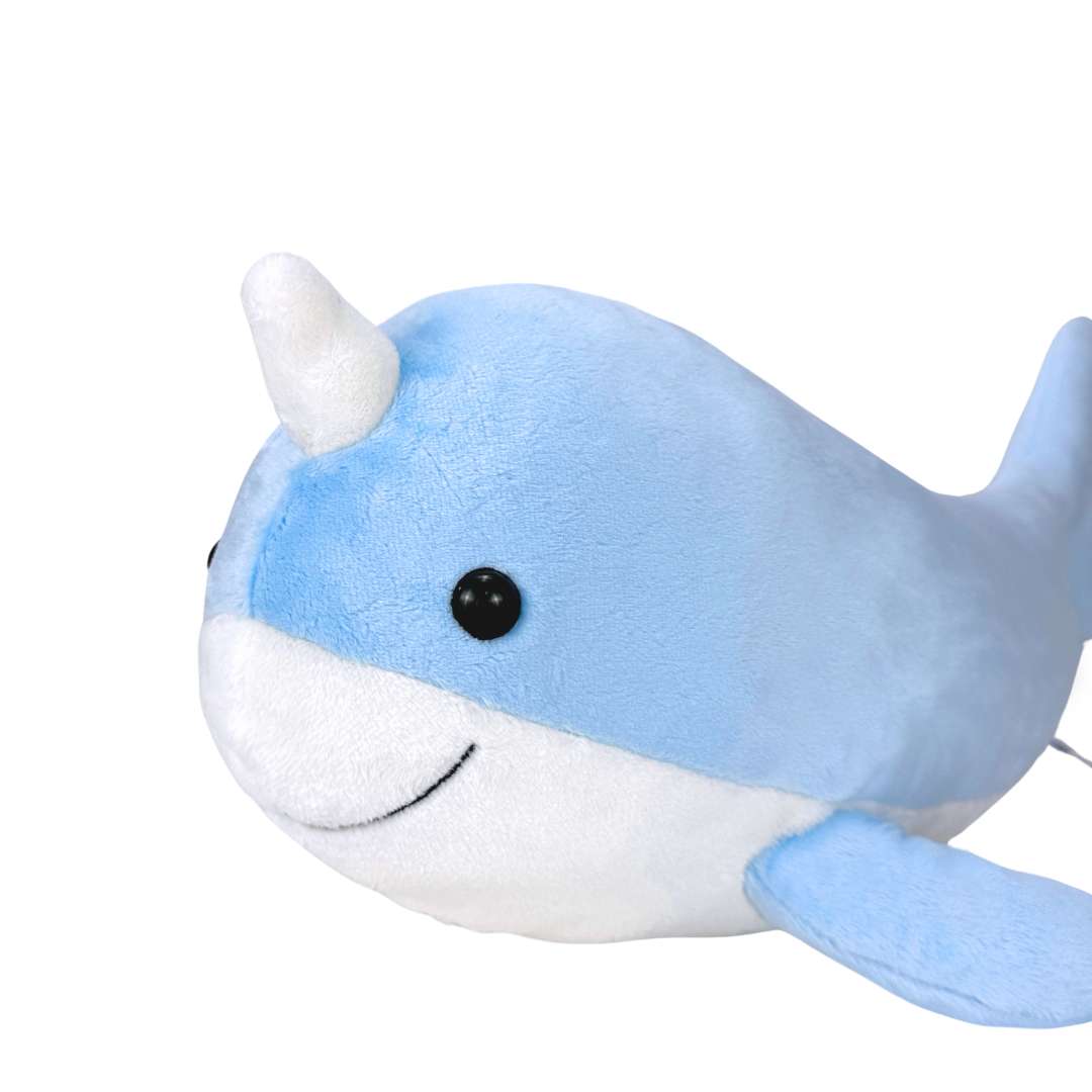 Cute Giant Blue Adorable Soft Narwhal Stuffed Animal