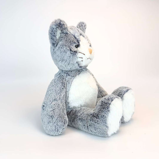 Cute Gray Cat Stuffed Animal