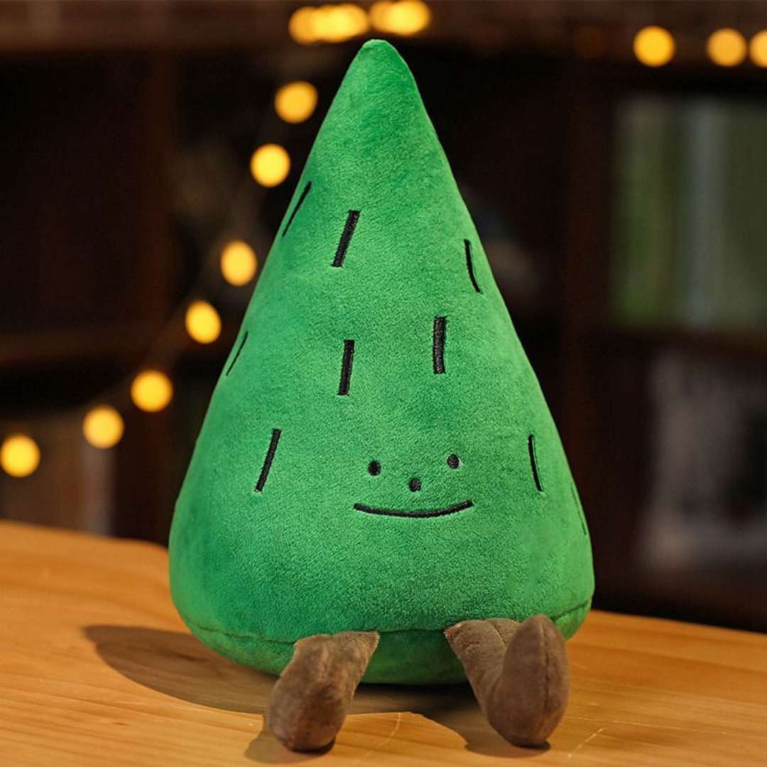 Cute Green Christmas Tree Plush