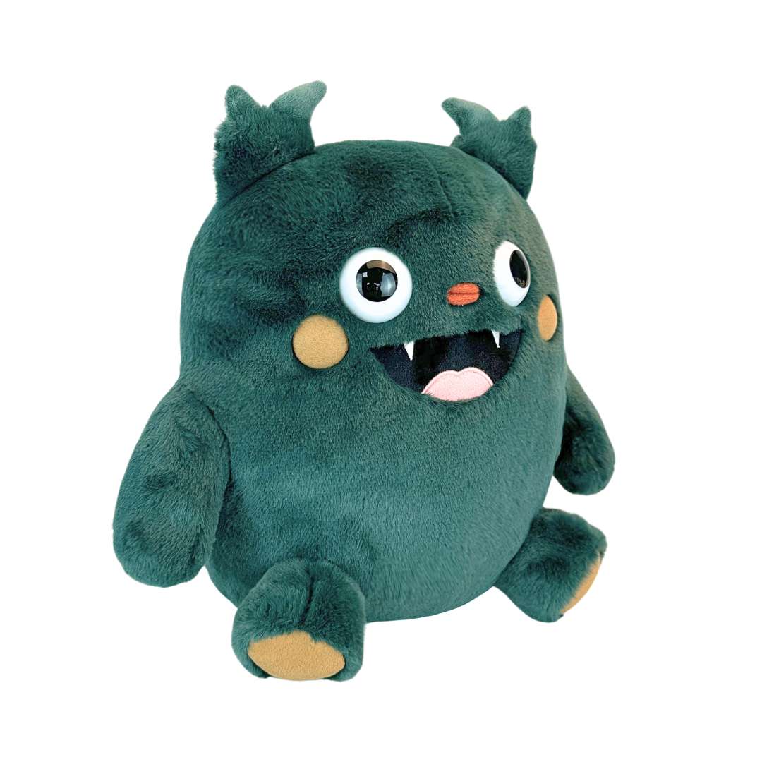 Cute Green Monster Stuffed Animal