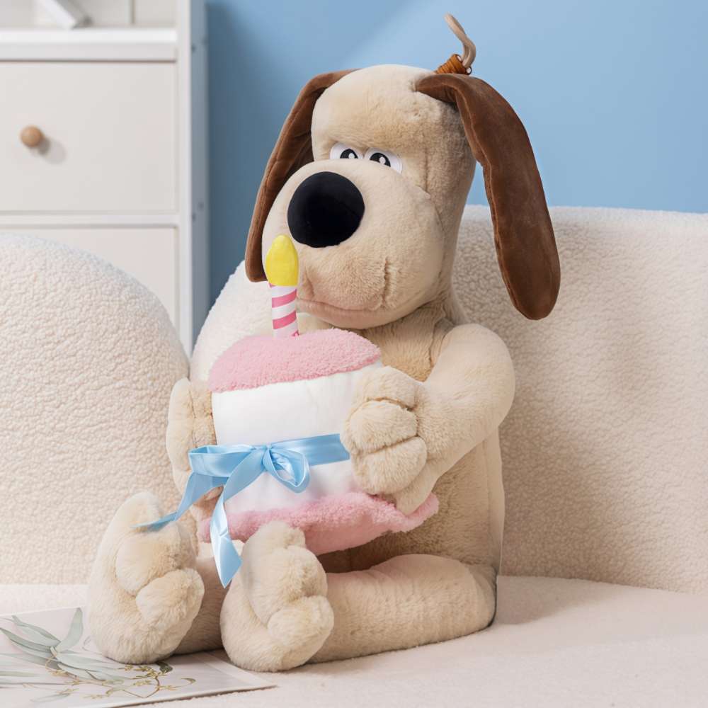 Cute Happy Birthday Labrador Plush