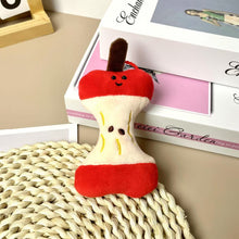 Cute Happy Red Apple Keychain