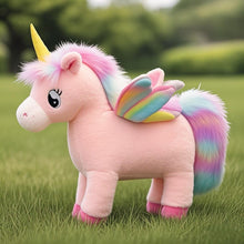 Cute Pink And White Unicorn Plush Toy