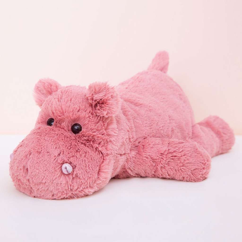 Cute Pink Hippo Plush