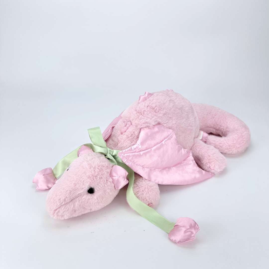 Cute Pink Tulip Dragon Plush