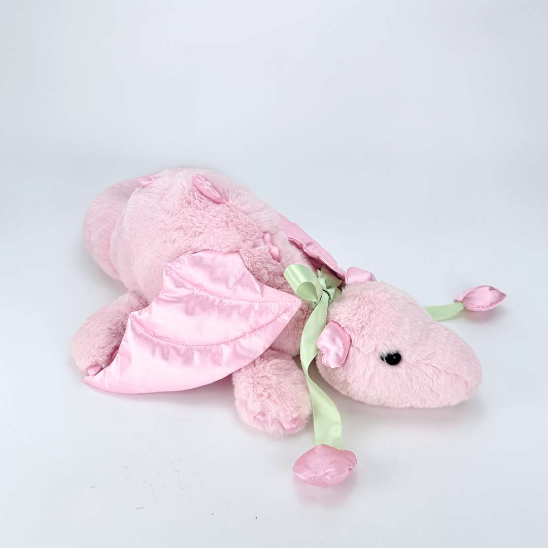 Cute Pink Tulip Dragon Plush