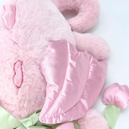 Cute Pink Tulip Dragon Plush