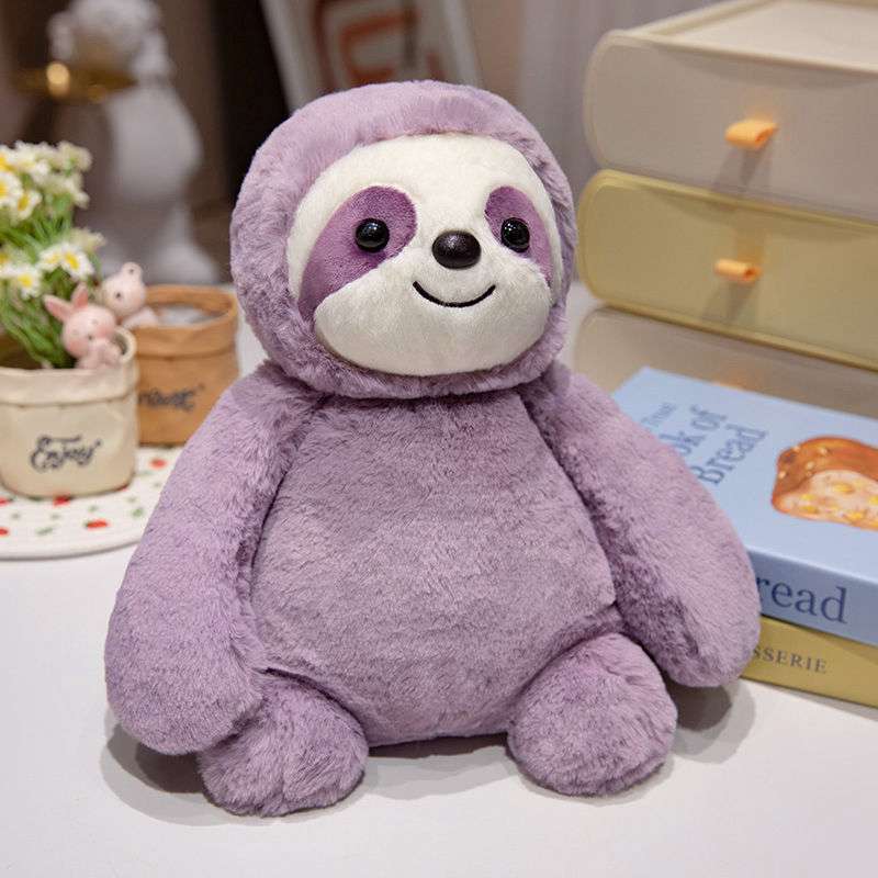 Cute Purple Sloth Stuffed Animal