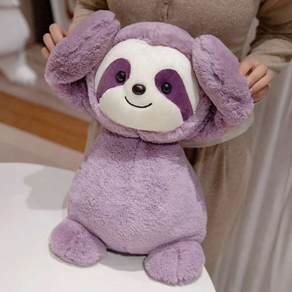 Cute Purple Sloth Stuffed Animal