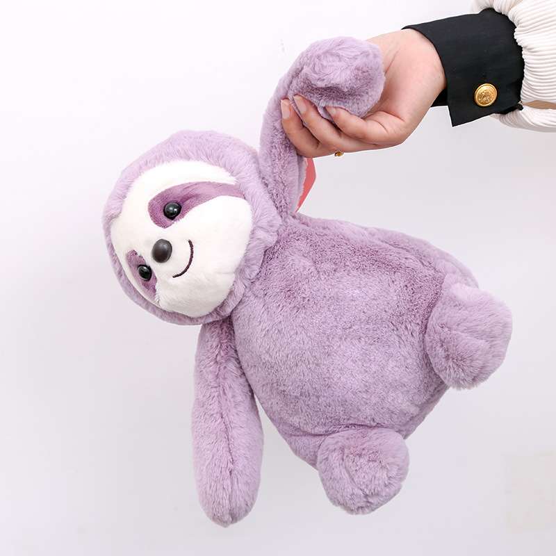 Cute Purple Sloth Stuffed Animal