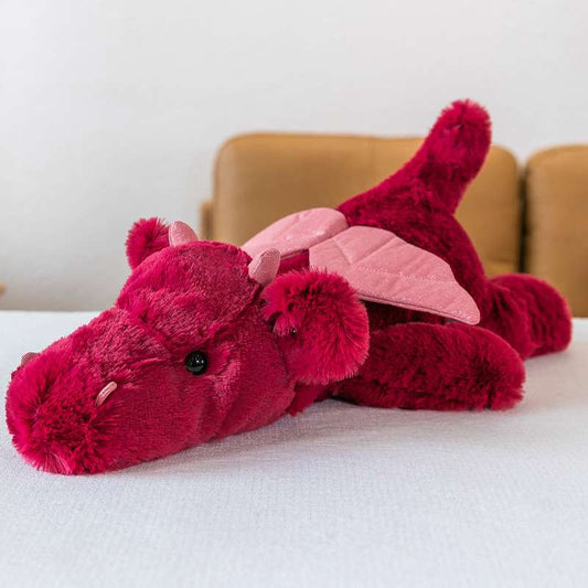 Cute Dark Red Dragon Plush