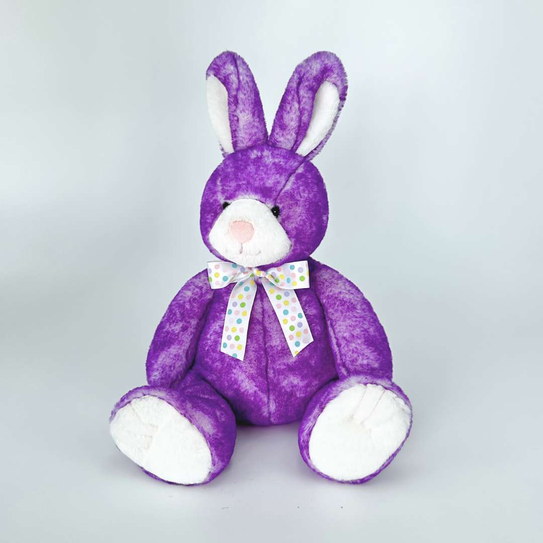 Cute Vibrant Purple Bunny Stuffed Animal