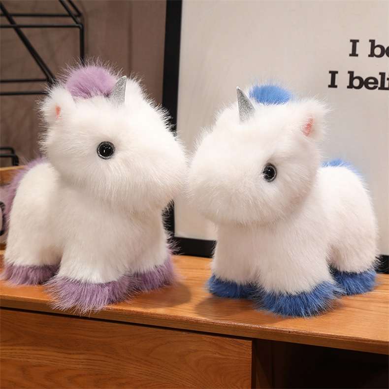 Cute White Magical Dreamy Unicorn Plush