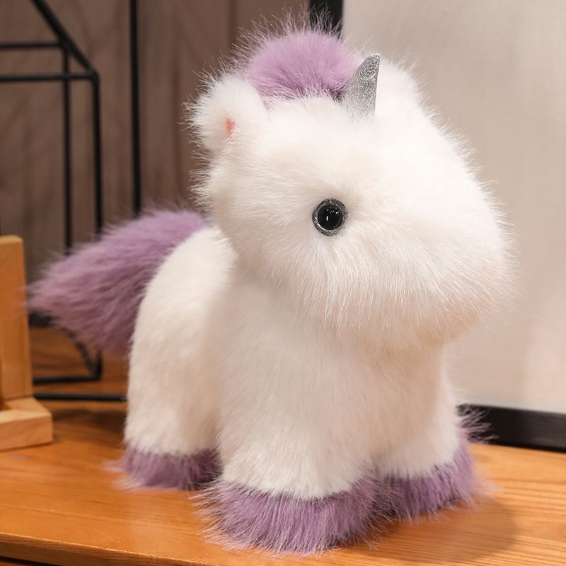 Cute White Magical Dreamy Unicorn Plush