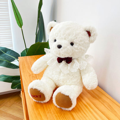Cute White Teddy Bear Plush