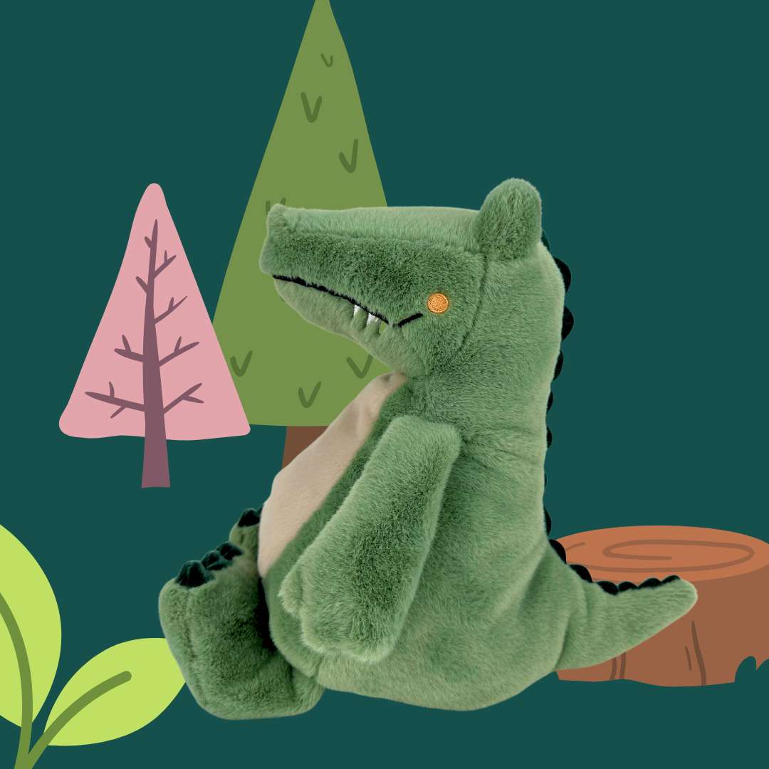 Cute Green Crocodile Plush