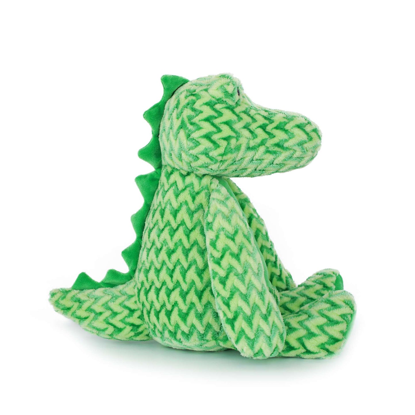 Side view chubby body alligator stuffed animal PlushThis