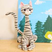 Cute  Cat Plush Toys with Long Tail